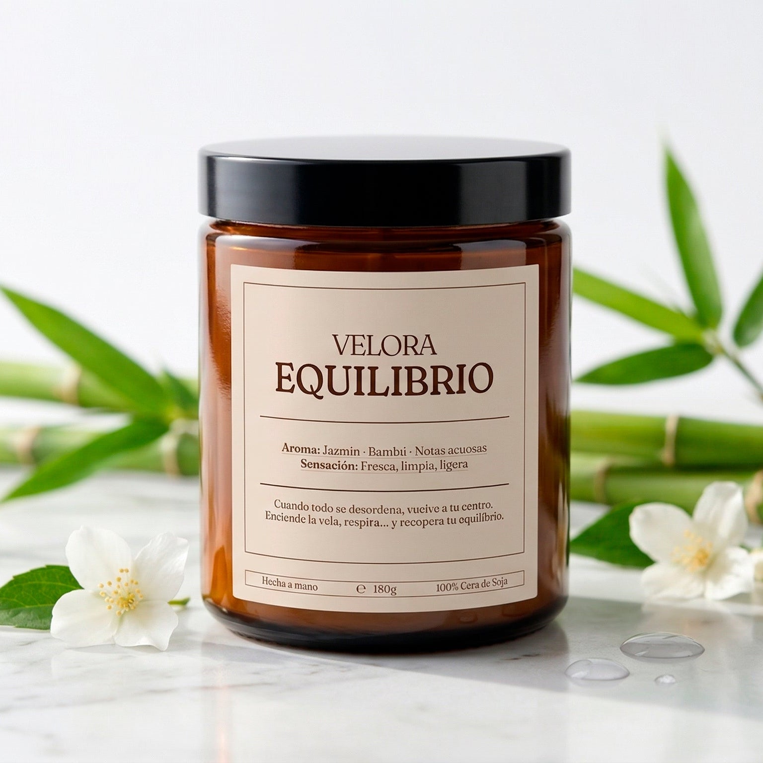 VELORA EQUILIBRIO – Vela aromática bienestar
